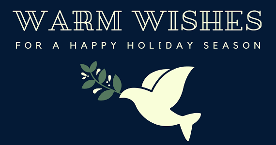 Warm wishes for a happy holiday season